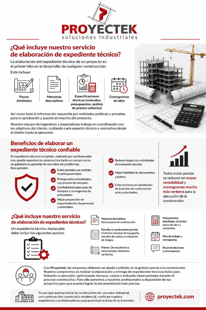 que debe tener un buen expediente técnico en su elaboración
